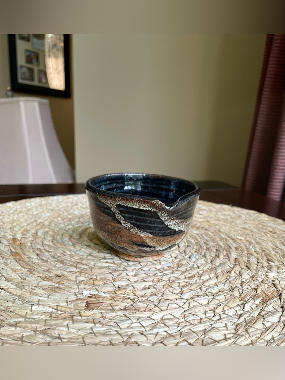 Signed Studio Pottery Spouted Cup